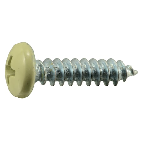 Midwest Fastener Sheet Metal Screw, #10 x 3/4 in, Painted Steel Pan Head Phillips Drive, 30 PK 37931